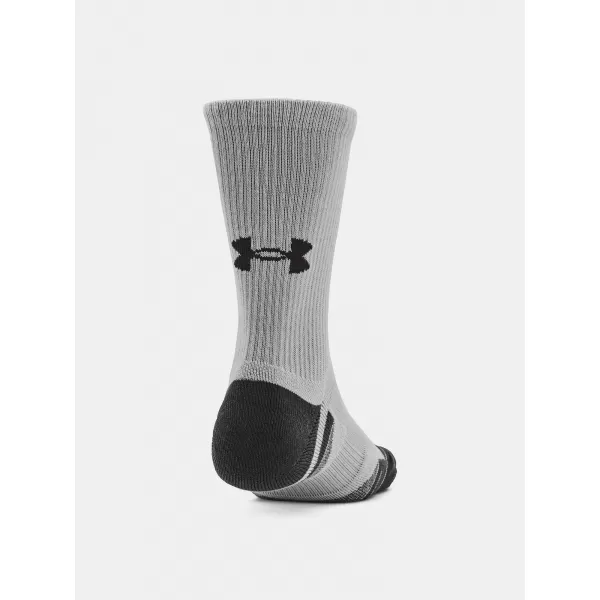  Nogavice UNDER ARMOUR PERFORMANCE TECH CREW (3 PÁRY) 1379512-011 SIVA 