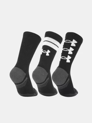 Nogavice UNDER ARMOUR PERF TECH NOV CREW (3 PÁRY) 1379515-002 ČRNA