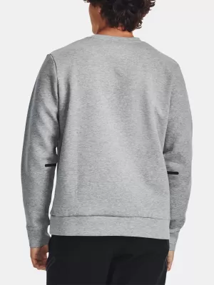 Moški pulover UNDER ARMOUR UA UNSTOPPABLE FLC CREW 1381688-011 SIVA