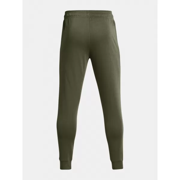  Moške trenirke UNDER ARMOUR RIVAL TERRY JOGGER 1380843-390 ZELENA 