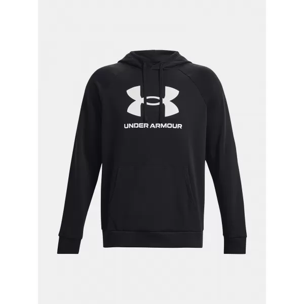  Moški pulover UNDER ARMOUR RIVAL FLEECE LOGO HD 1379758-001 ČRNA 