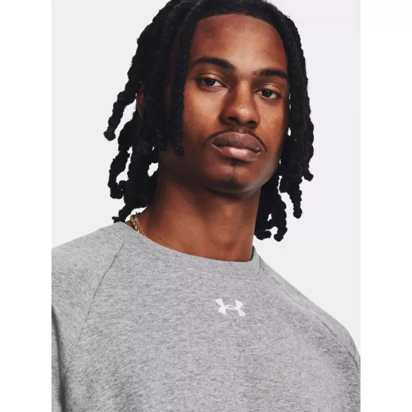  Moški pulover UNDER ARMOUR RIVAL FLEECE CREW 1379755-025 SIVA 