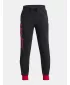 Fantovske trenirke UNDER ARMOUR RIVAL FLEECE SCRIPT JGRS 1379789-001 ČRNA