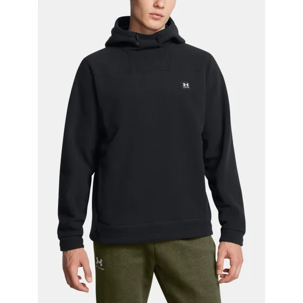  Moški pulover UNDER ARMOUR EXPANSE FLEECE HOODIE 1387571-001 ČRNA 