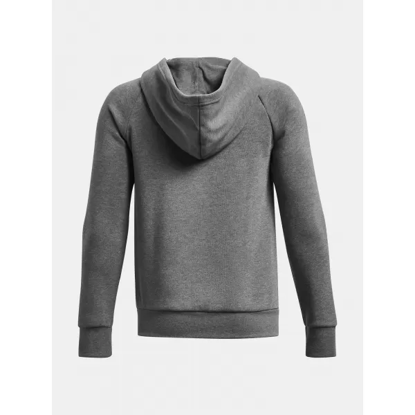  Fantovski pulover UNDER ARMOUR RIVAL FLEECE FZ HOODIE 1379794-025 SIVA 