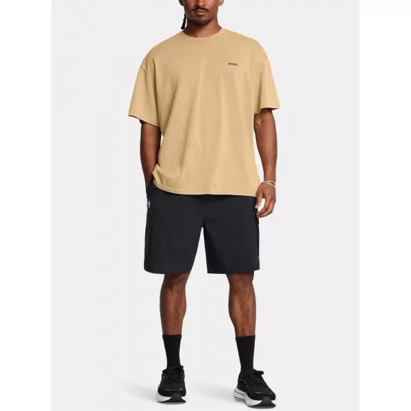  Moške kratke hlače UNDER ARMOUR VIBE WOVEN CARGO SHORT 1386560-001 ČRNA 