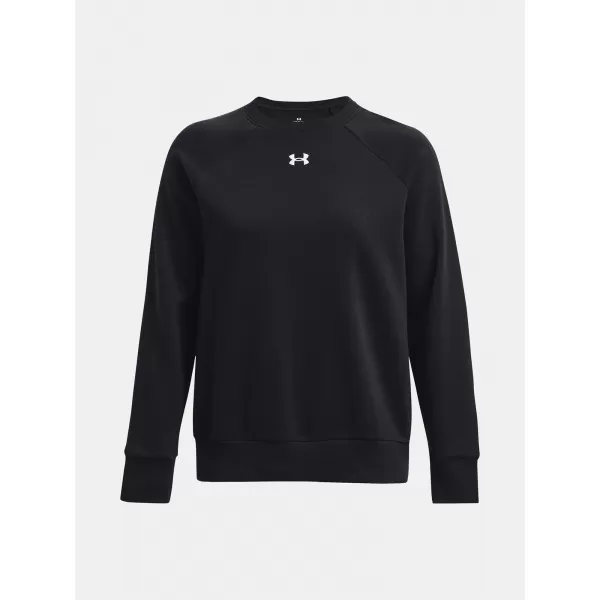  Ženski pulover UNDER ARMOUR RIVAL FLEECE CREW 1379508-001 ČRNA 
