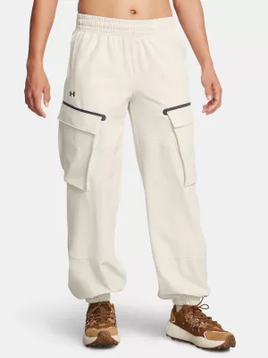 Ženske športne hlače UNDER ARMOUR UNSTOPPABLE CARGO PANT 1386481-110 BELA