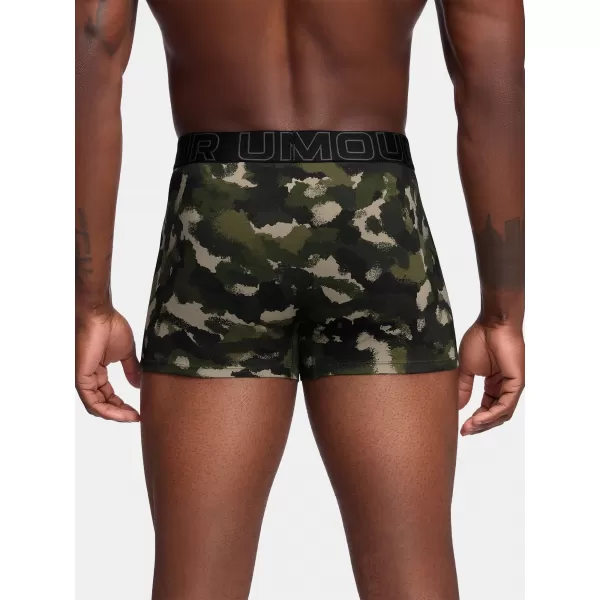  Moške boksarice UNDER ARMOUR M PERF COTTON NOV 3IN 1383892-391 ZELENA 