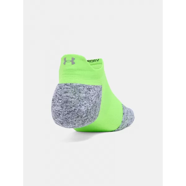  Nogavice UNDER ARMOUR AD RUN CUSHION NS TAB (1 PÁR) 1376075-389 ZELENA 