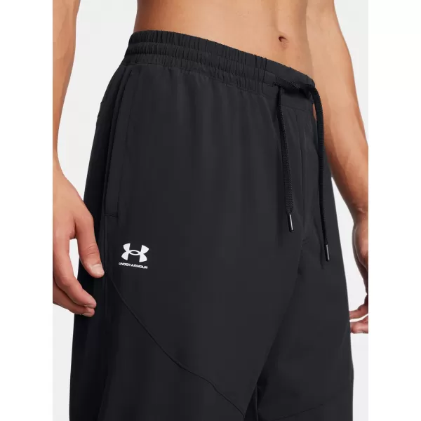  Moške trenirke UNDER ARMOUR VIBE WOVEN JOGGER 1386557-001 ČRNA 