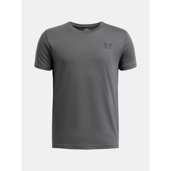  Fantovska majica s kratkimi rokavi UNDER ARMOUR B SPORTSTYLE LC SS 1389962-012 SIVA 
