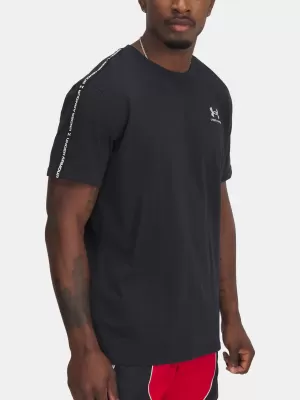 Moška majica s kratkimi rokavi UNDER ARMOUR ICON HWT TEE TAPING 1390300-001 ČRNA