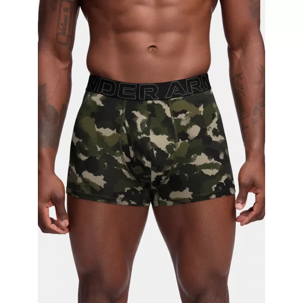  Moške boksarice UNDER ARMOUR M PERF COTTON NOV 3IN 1383892-391 ZELENA 