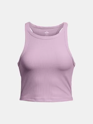 Ženski brezrokavnik UNDER ARMOUR MERIDIAN RIB CROP TANK 1384008-543 VIJOLIČNA