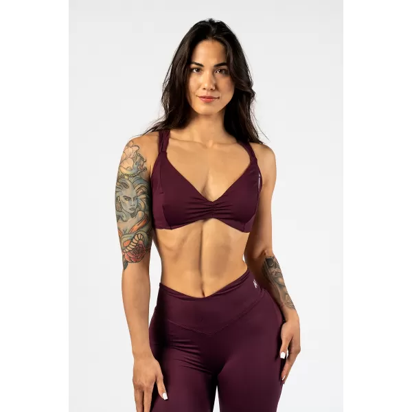  Športni modrček STRONG BEAUTY 424 TEMNO RDEČ Nebbia 
