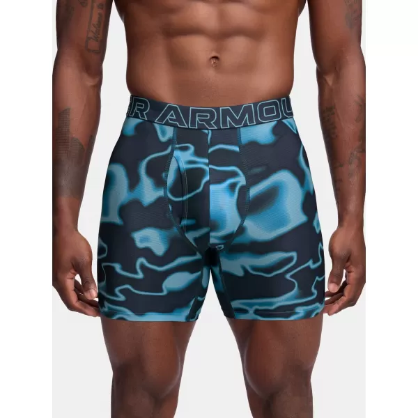  Moške boksarice UNDER ARMOUR M PERF TECH MESH NOV 6IN (3KS) 1383885-494 MODRA 