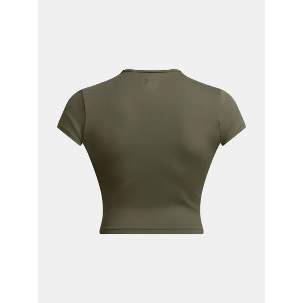  Ženska majica s kratkimi rokavi UNDER ARMOUR MERIDIAN BABY TEE 1387729-390 ZELENA 