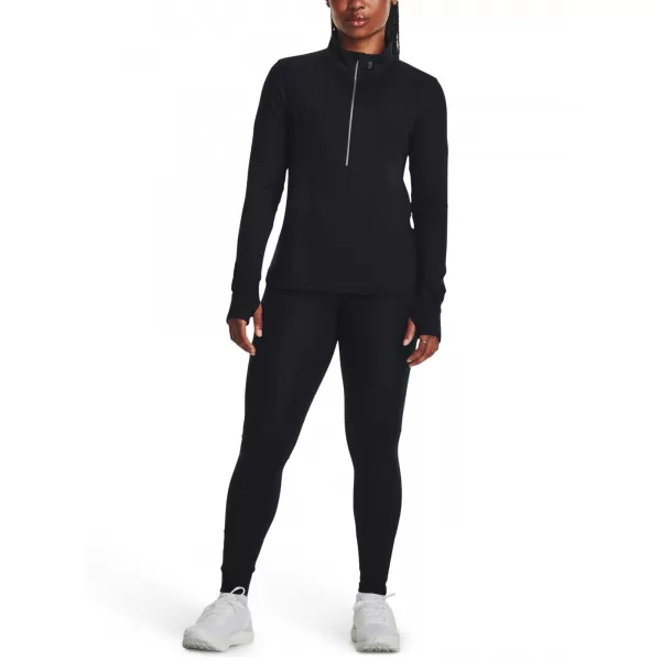  Ženska majica s kratkimi rokavi UNDER ARMOUR QUALIFIER RUN 1/2 ZIP 1379349-001 ČRNA 