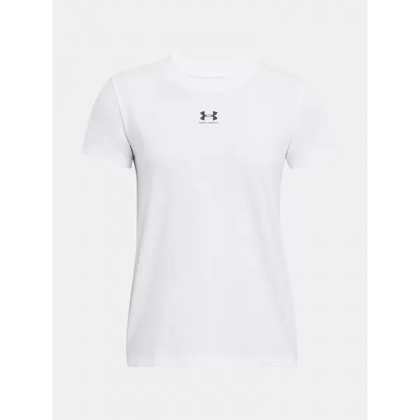  Ženska majica s kratkimi rokavi UNDER ARMOUR CAMPUS CORE SS 1383648-100 BELA 