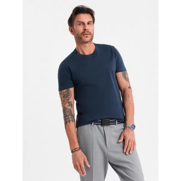  Srajca OMBRE OM-TSBS-0236 MORNARSKO MODRO 