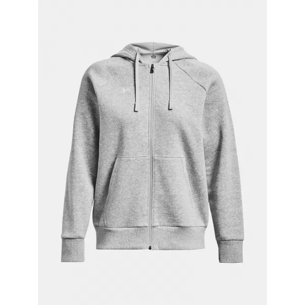  Ženski pulover UNDER ARMOUR RIVAL FLEECE FZ HOODIE 1379497-012 SIVA 