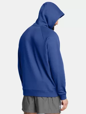 Moški pulover UNDER ARMOUR RIVAL FLEECE HOODIE 1379757-432 MODRA