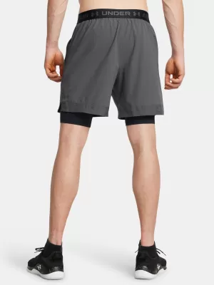 Moške kratke hlače UNDER ARMOUR VANISH WOVEN 2IN1 STS 1373764-025 SIVA