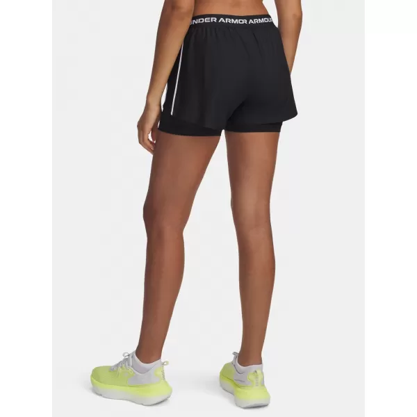  Ženske kratke hlače UNDER ARMOUR TECH PLAY UP 2IN1 SHORTS 1389895-001 ČRNA 
