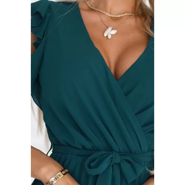  Obleka NUMOCO POLINA 374-8 ZELENO 