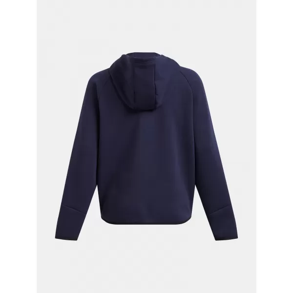  Ženski pulover UNDER ARMOUR UNSTOPPABLE FLEECE FZ 1379842-410 MODRA 