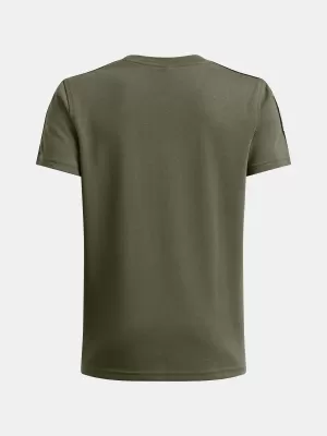 Fantovska majica s kratkimi rokavi UNDER ARMOUR B ICON TAPED SS 6001583-390 ZELENA