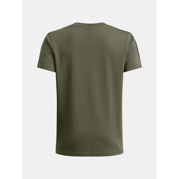  Fantovska majica s kratkimi rokavi UNDER ARMOUR B ICON TAPED SS 6001583-390 ZELENA 