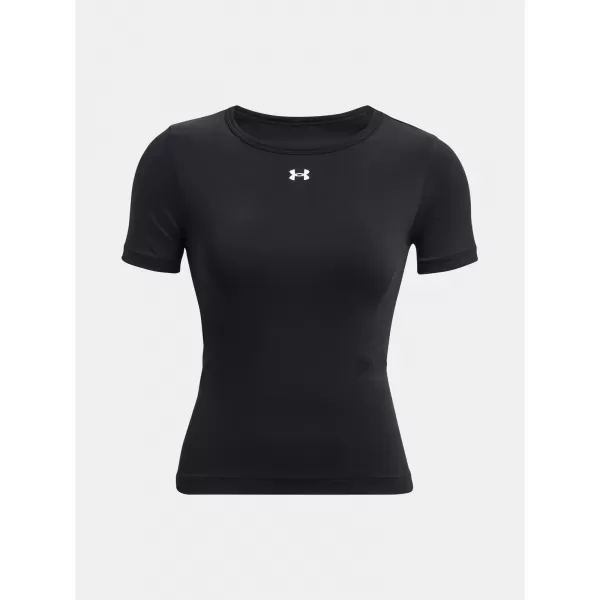  Ženska majica s kratkimi rokavi UNDER ARMOUR TRAIN SEAMLESS SS 1379149-001 ČRNA 