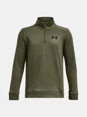 Fantovski pulover UNDER ARMOUR ARMOUR FLEECE 1/4 ZIP 1373559-390 ZELENA