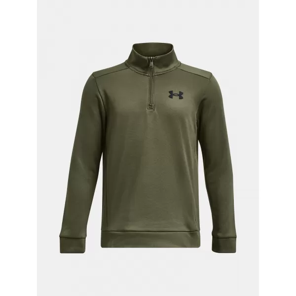  Fantovski pulover UNDER ARMOUR ARMOUR FLEECE 1/4 ZIP 1373559-390 ZELENA 
