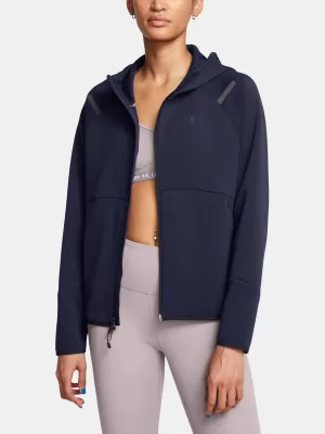 Ženski pulover UNDER ARMOUR UNSTOPPABLE FLEECE FZ 1379842-410 MODRA