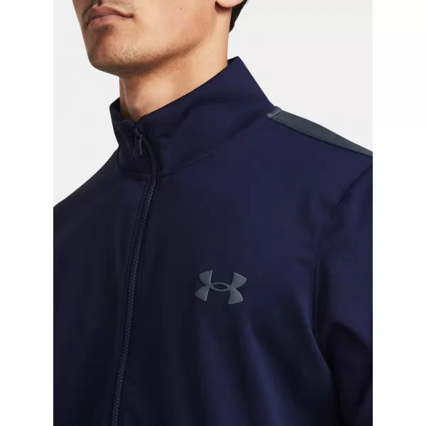  Moški komplet UNDER ARMOUR KNIT TRACK SUIT 1357139-410 MODRA 