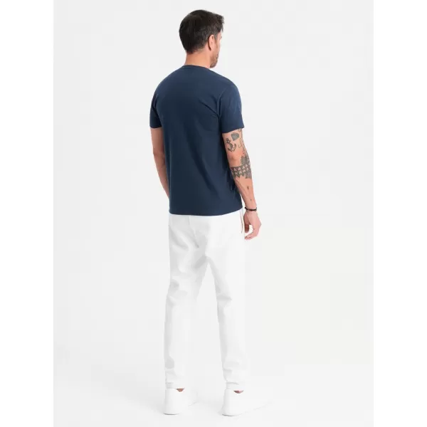 Srajca OMBRE OM-TSBS-0237 MORNARSKO MODRO 