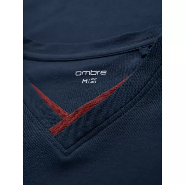  Srajca OMBRE OM-TSCT-0198 MORNARSKO MODRO 