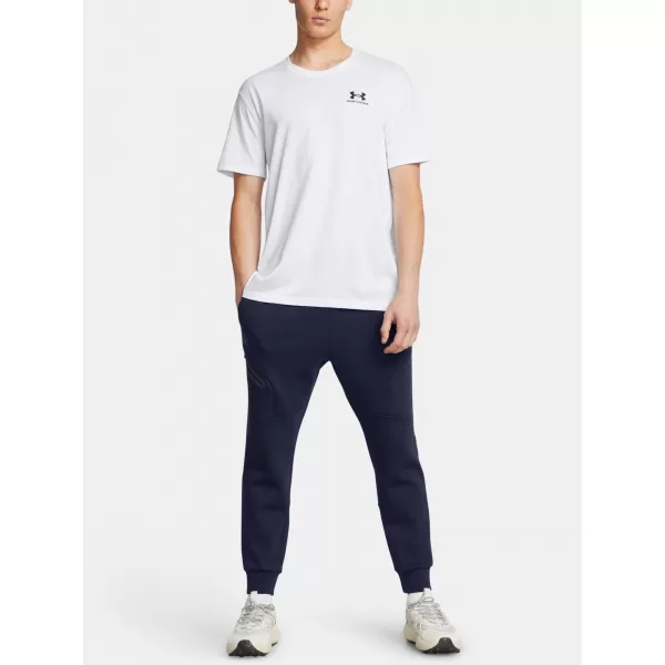  Moške trenirke UNDER ARMOUR UNSTOPPABLE FLC JGR EU 1389353-410 MODRA 