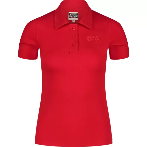  Ženska polo majica NORDBLANC EVERMORE NBSLT8174 RDEČA 