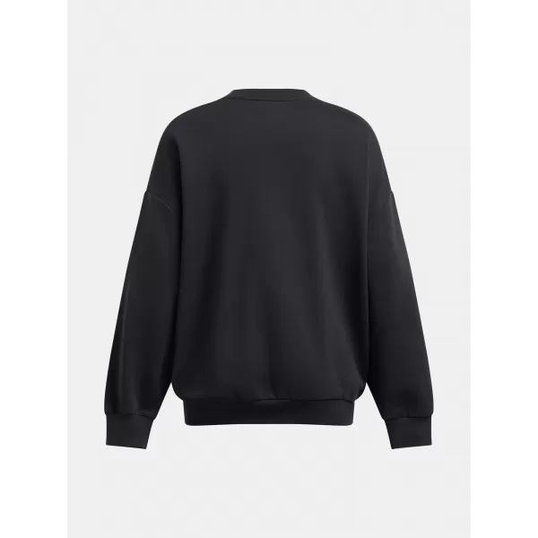  Ženski pulover UNDER ARMOUR RIVAL FLEECE OS CREW ČRNA 