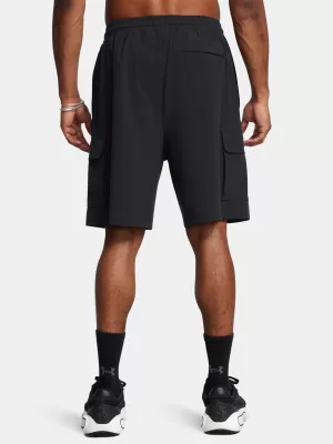Moške kratke hlače UNDER ARMOUR VIBE WOVEN CARGO SHORT 1386560-001 ČRNA