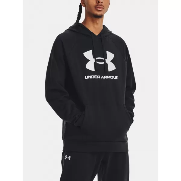  Moški pulover UNDER ARMOUR RIVAL FLEECE LOGO HD 1379758-001 ČRNA 