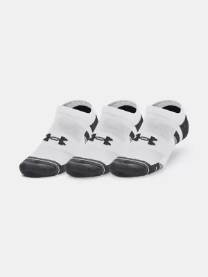 Nogavice UNDER ARMOUR PERFORMANCE COTTON NS (3 PÁRY) 1379526-100 BELA