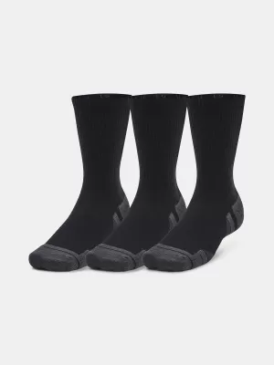 Nogavice UNDER ARMOUR PERFORMANCE TECH CREW (3 PÁRY) 1379512-001 ČRNA
