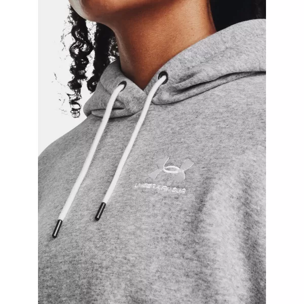  Ženski pulover UNDER ARMOUR ESSENTIAL FLC OS HOODIE 1379495-012 SIVA 