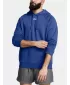 Moški pulover UNDER ARMOUR RIVAL FLEECE HOODIE 1379757-432 MODRA