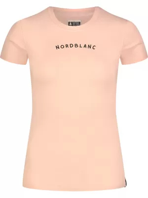 Ženska majica s kratkimi rokavi NORDBLANC INTERSECT NBSLT8179 SVETLO ROZA